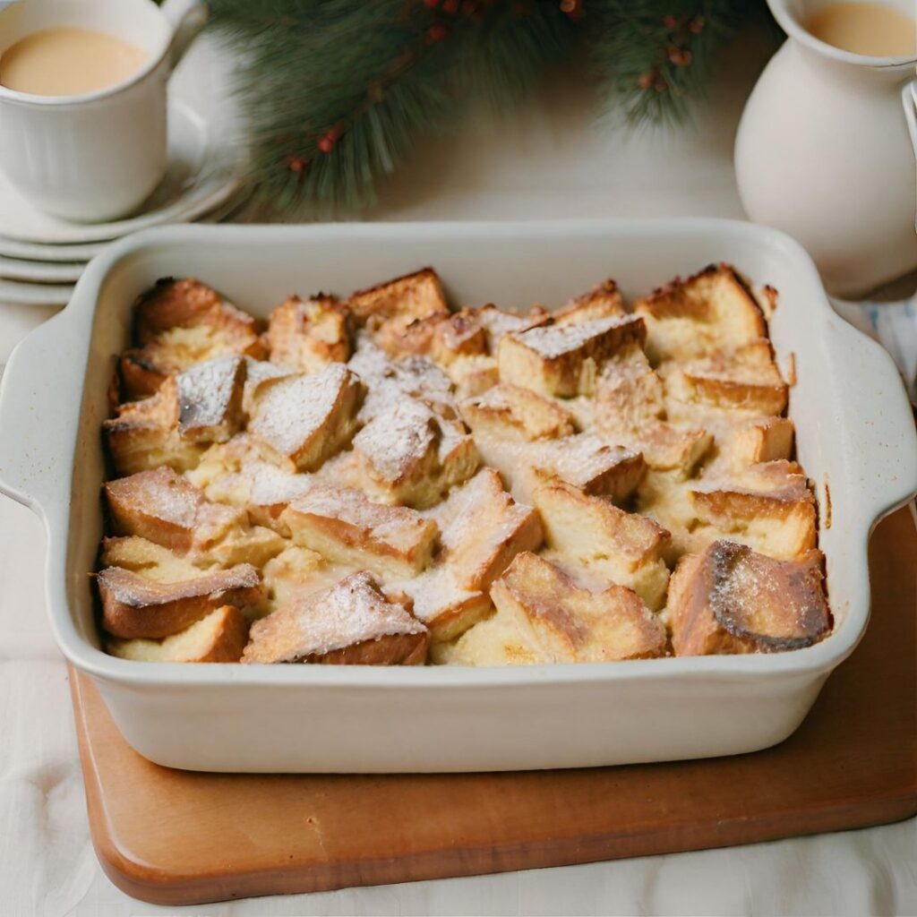 Eggnog French Toast Casserole